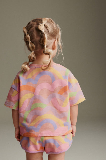 Baby Girl Short Sleeve T-Shirt and Shorts Set