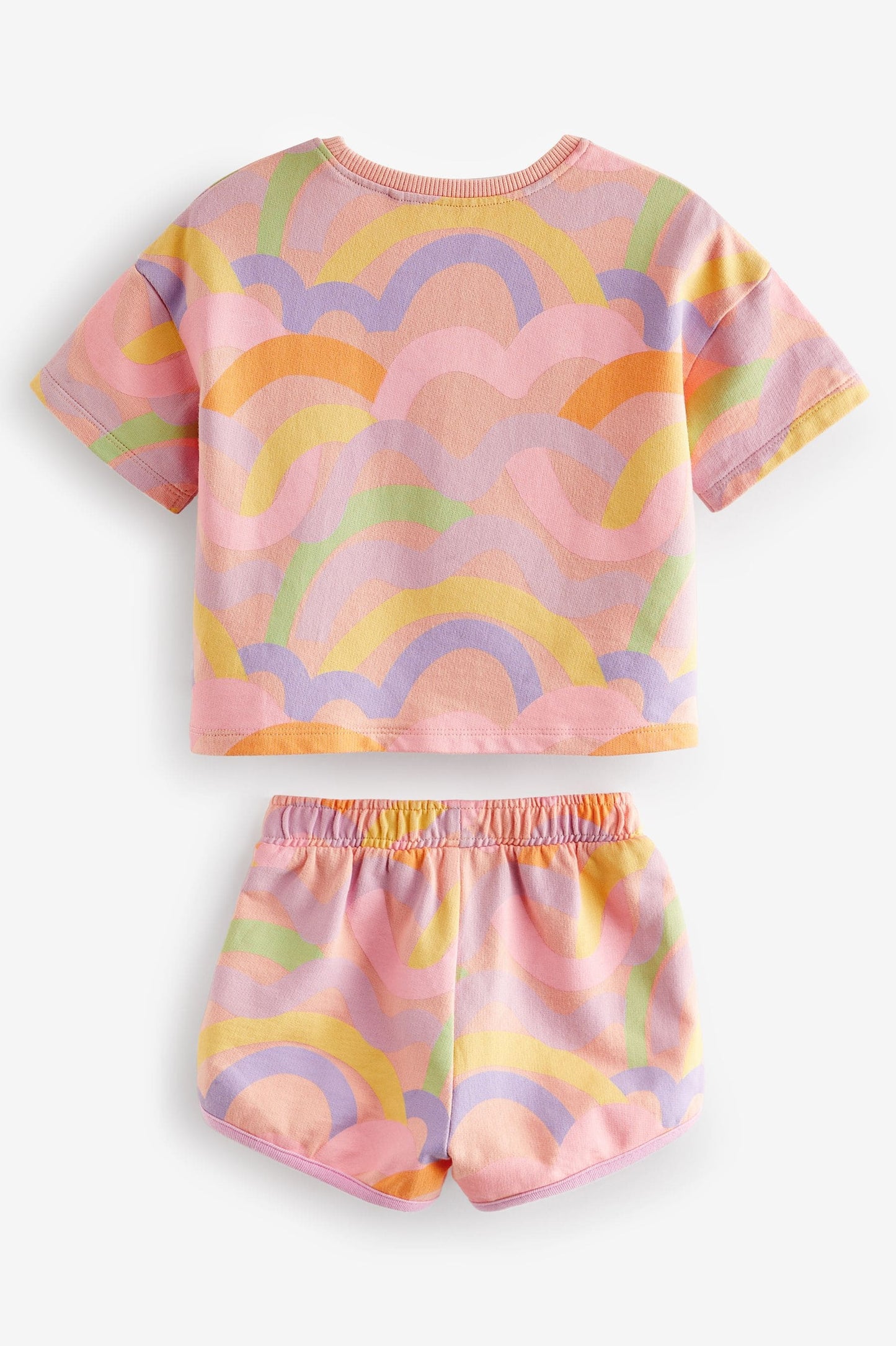 Baby Girl Short Sleeve T-Shirt and Shorts Set