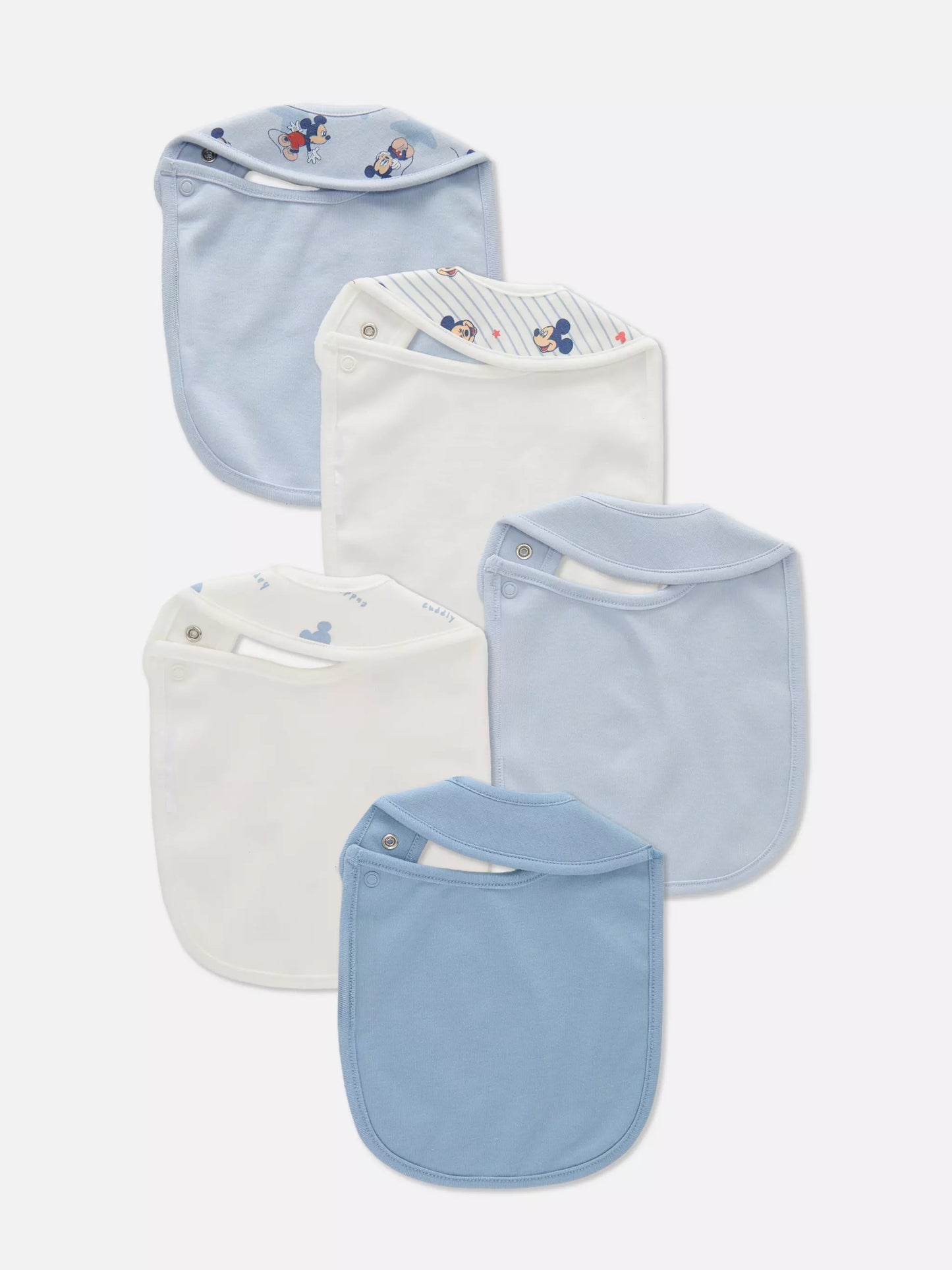 Pack of 5 - Mickey Mouse Dribble Bibs