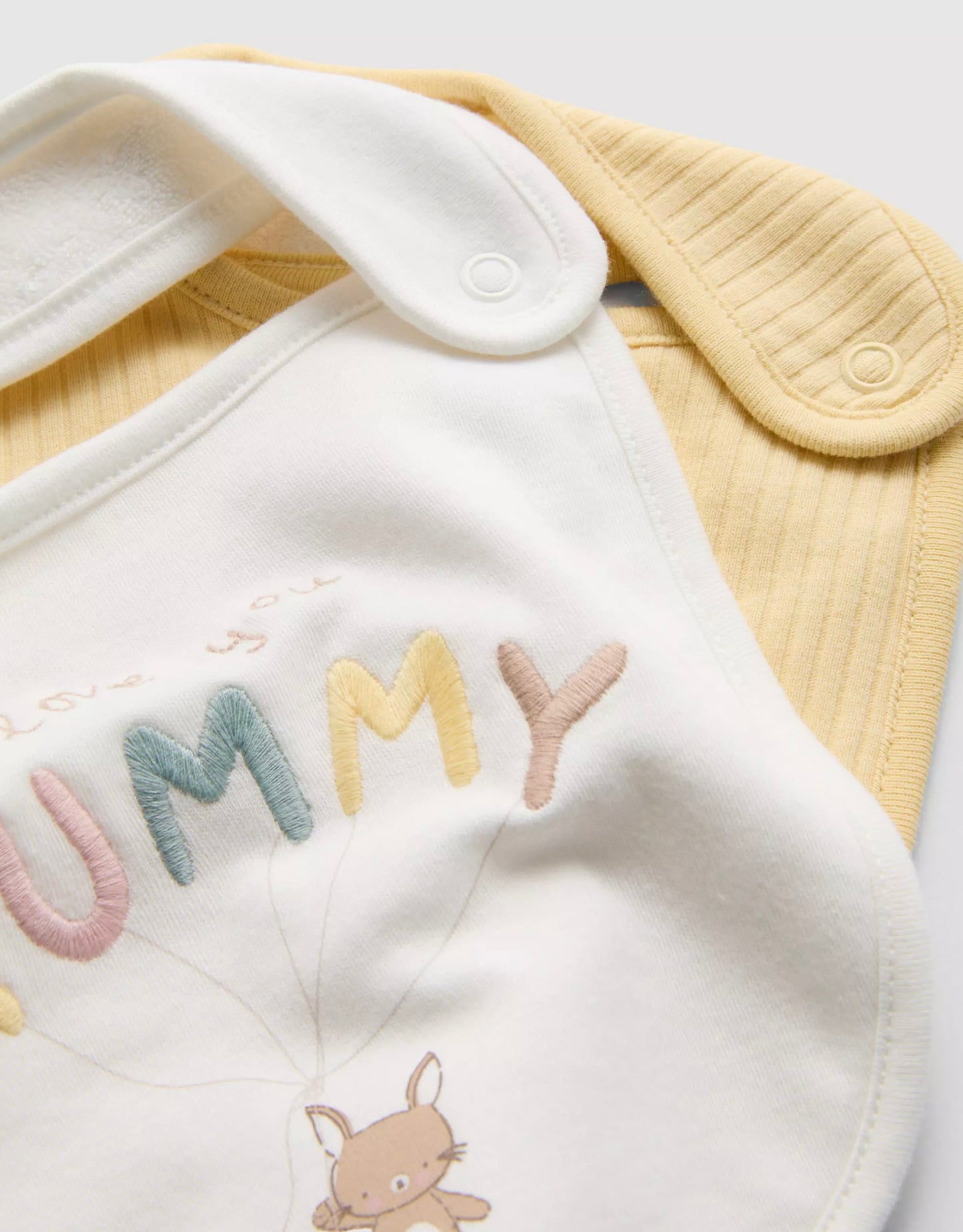 Pack of 2 - I Love Mummy Wrap Dribble Bibs
