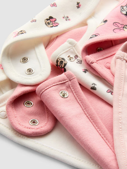 5pk Minnie Mouse Dribble Bibs