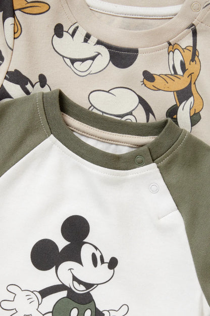 Mickey Mouse - Pack of 2 rompers - 3/6 months