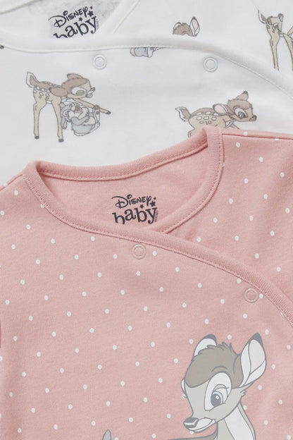 Pack of 2 baby Sleepsuits - Bambi