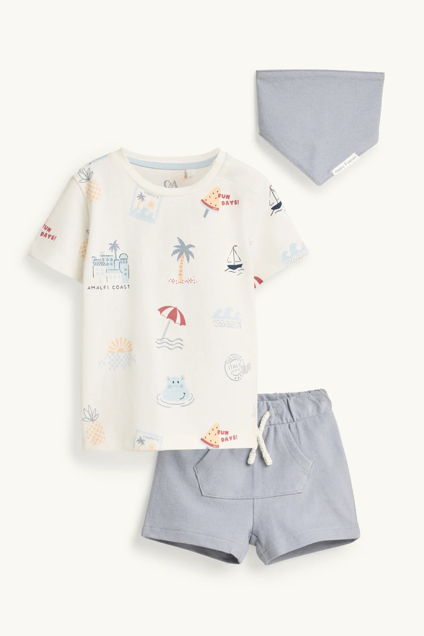 Summer Baby outfit - 3 piece