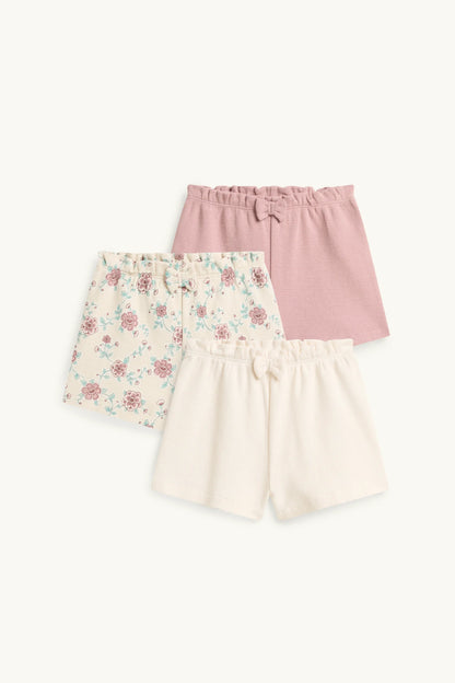 Multipack of 3 - floral - baby shorts