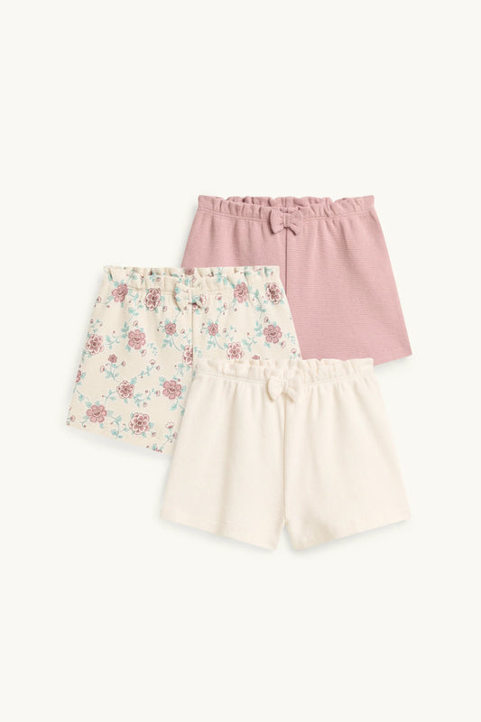Multipack of 3 - floral - baby shorts