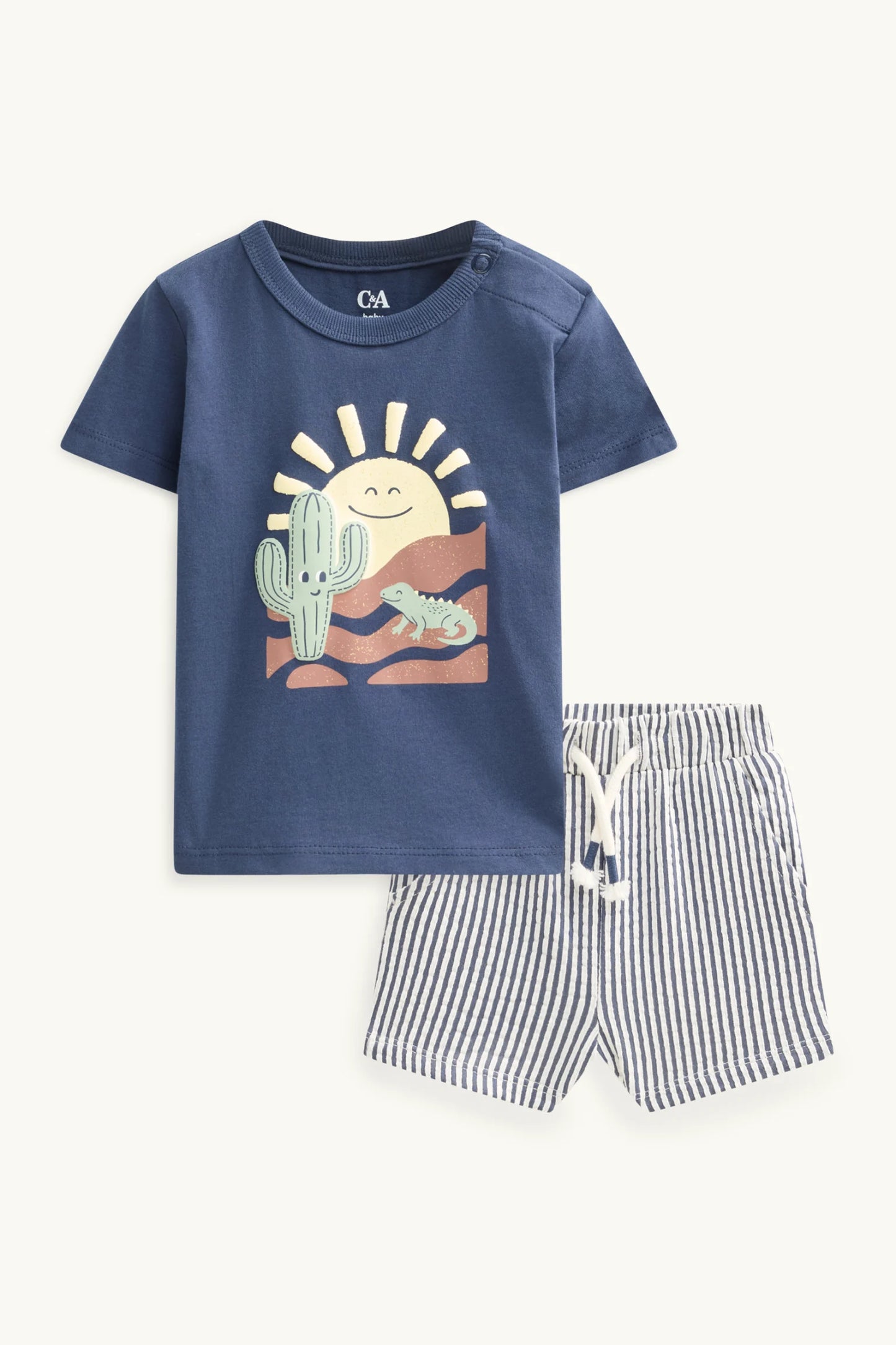 Desert - set - short sleeve T-shirt and shorts - 2 piece