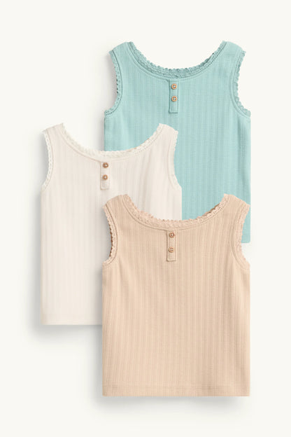 Multipack - Baby-Pointelle-Top