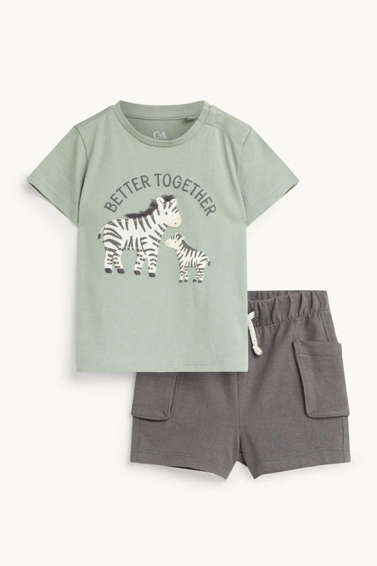 Zebra - baby outfit - 2 piece