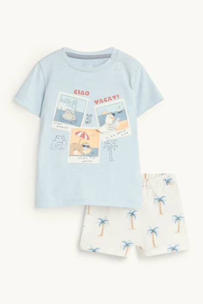 Animals and palms - baby outfit