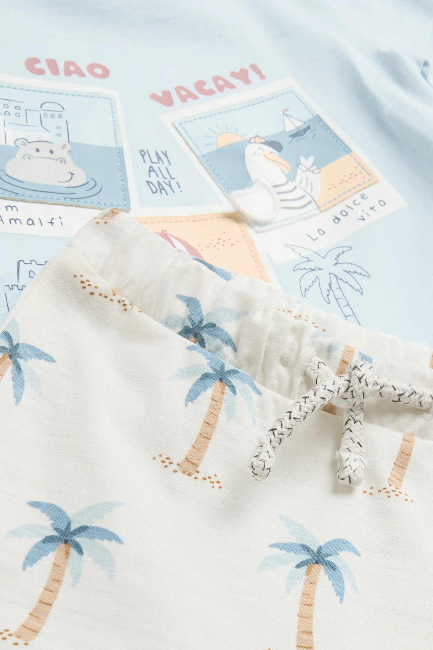 Animals and palms - baby outfit