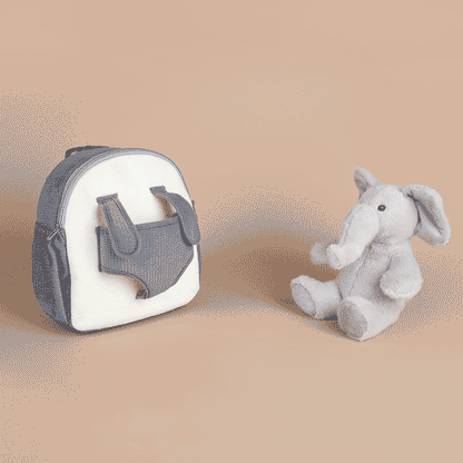 Hug & Go Bag - Babu the Elephant