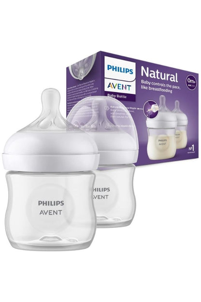 Philips Avent Natural Response Baby Bottles – 2 Pack, 0m+,125ml