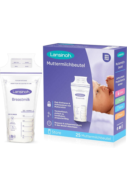 Lansinoh - breast milk storage bags, 25 pieces