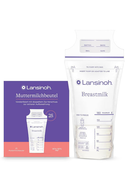 Lansinoh - breast milk storage bags, 25 pieces