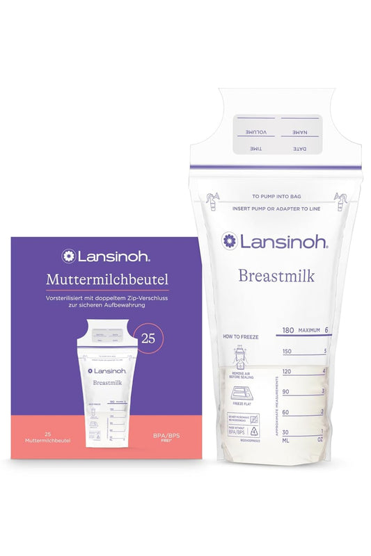 Lansinoh - breast milk storage bags, 25 pieces