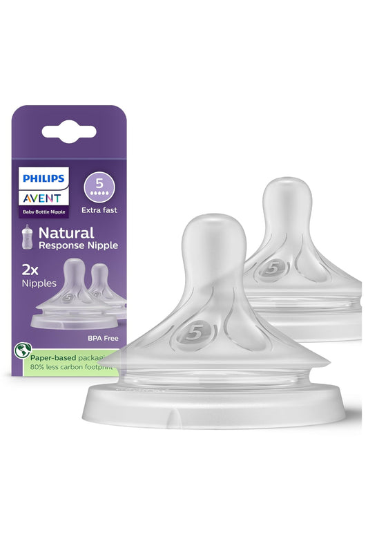 Philips Avent Natural Response teats - pack of 2 - flow 5