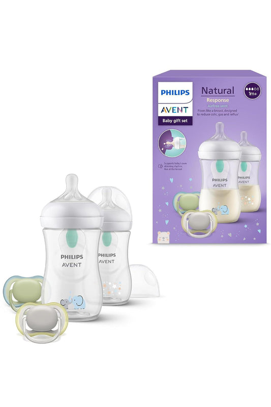 Philips Avent Natural Response - With AirFree Vents - Baby Gift Set