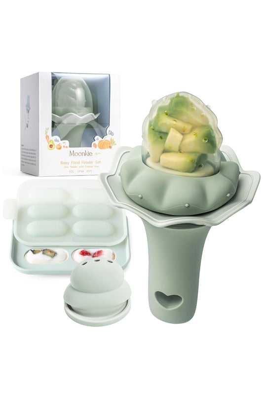Baby Fruit Teat with Freezer Tray - Green