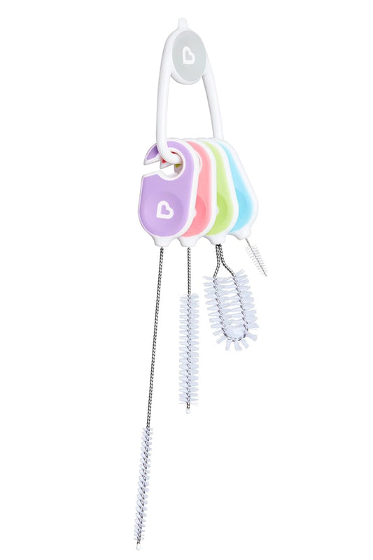 Munchkin Details Cleaning Brush Set - Pack of 4