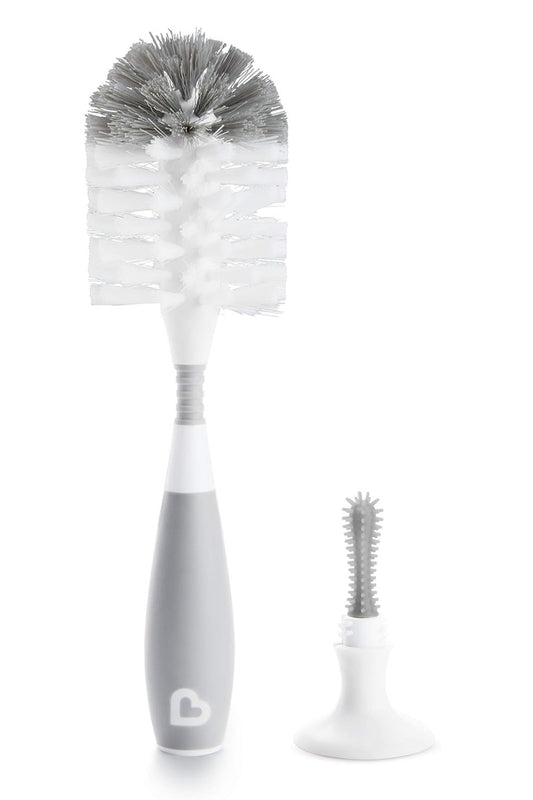 Munchkin Bottle & teat cleaning Brush set - Gray
