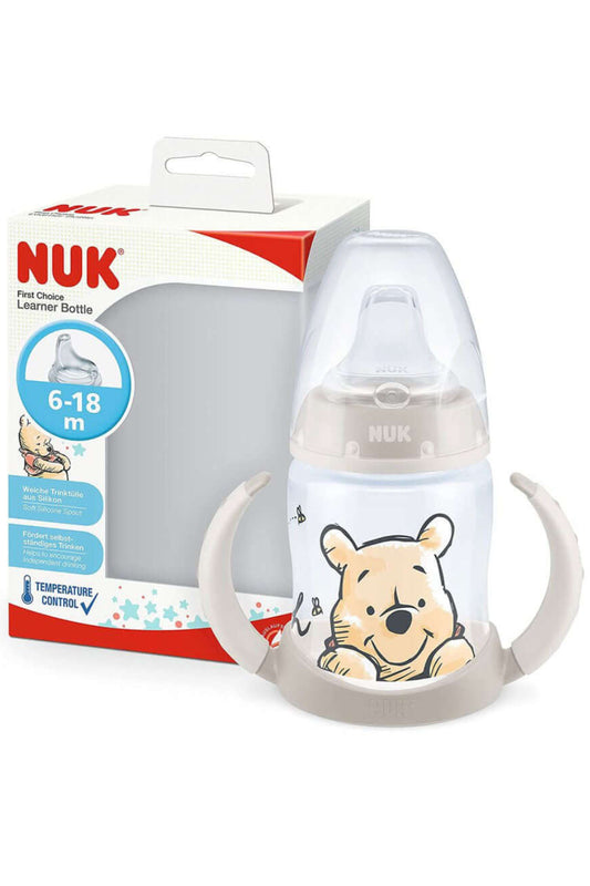 NUK First Choice+ Drinking Bottle - Natural - Winnie the Pooh