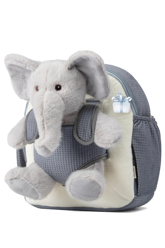 Hug & Go Bag - Babu the Elephant