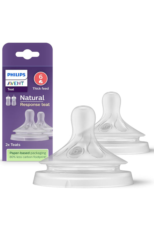 Philips Avent Natural Response teats - pack of 2 - flow 6
