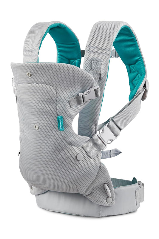 Infantino - Flip 4-in-1 Light & Airy Convertible Carrier - Light Gray