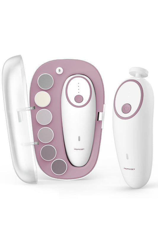 Momcozy Electric Baby Nail File - Low Noise - Pink