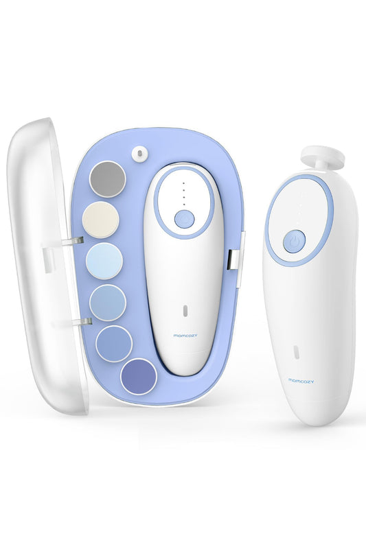 Momcozy Electric Baby Nail File - Low Noise - Blue