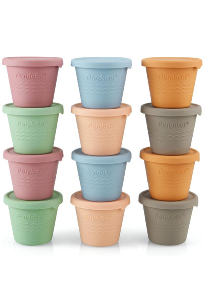 Reusable  Silicone Baby Food Storage Containers - 120 ml