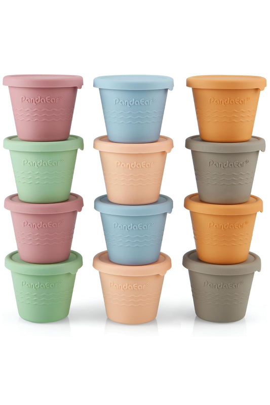 Reusable  Silicone Baby Food Storage Containers - 120 ml