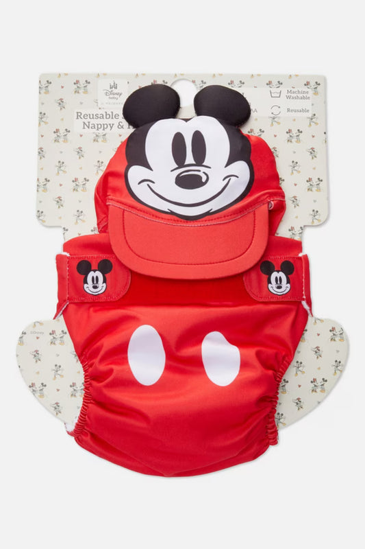 Mickey Mouse reusable swim nappy + hat