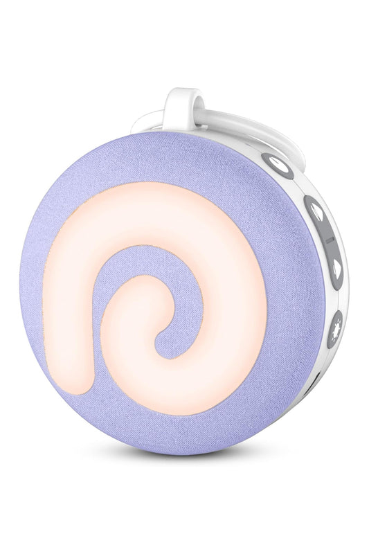 Dreamegg D11 - White Noise Sound Machine with Night Light - Lilac/Purple