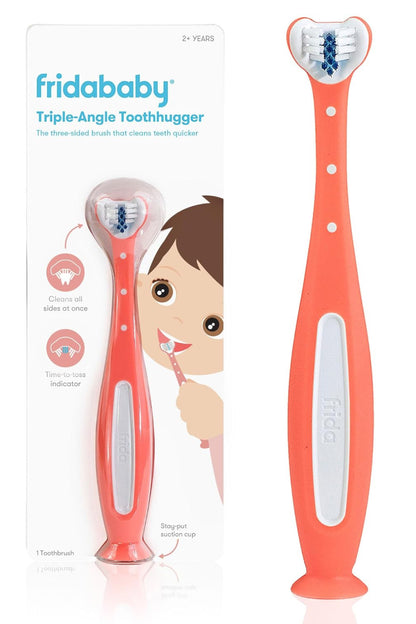 Frida Baby Triple-Angle Toothhugger Training Toothbrush - Pink