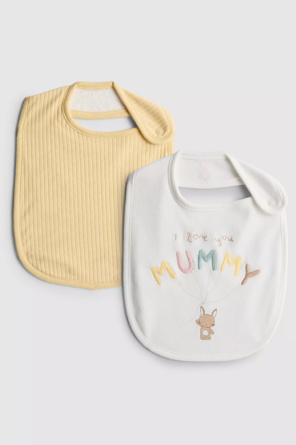 Pack of 2 - I Love Mummy Wrap Dribble Bibs