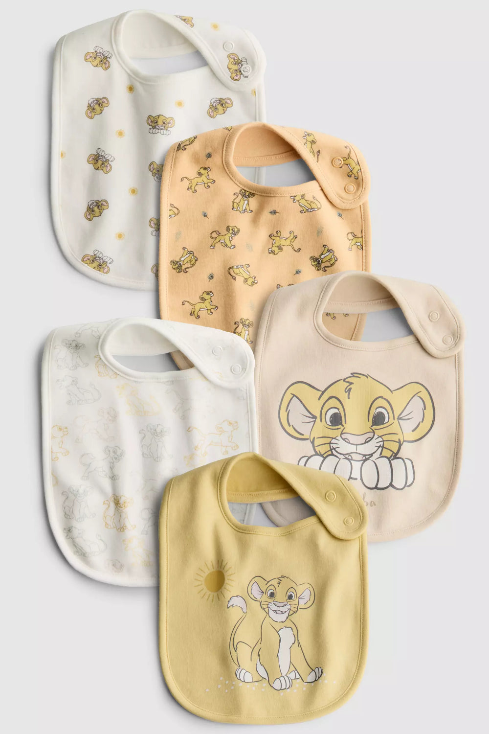 5pk Lion King Simba - Dribble Bibs