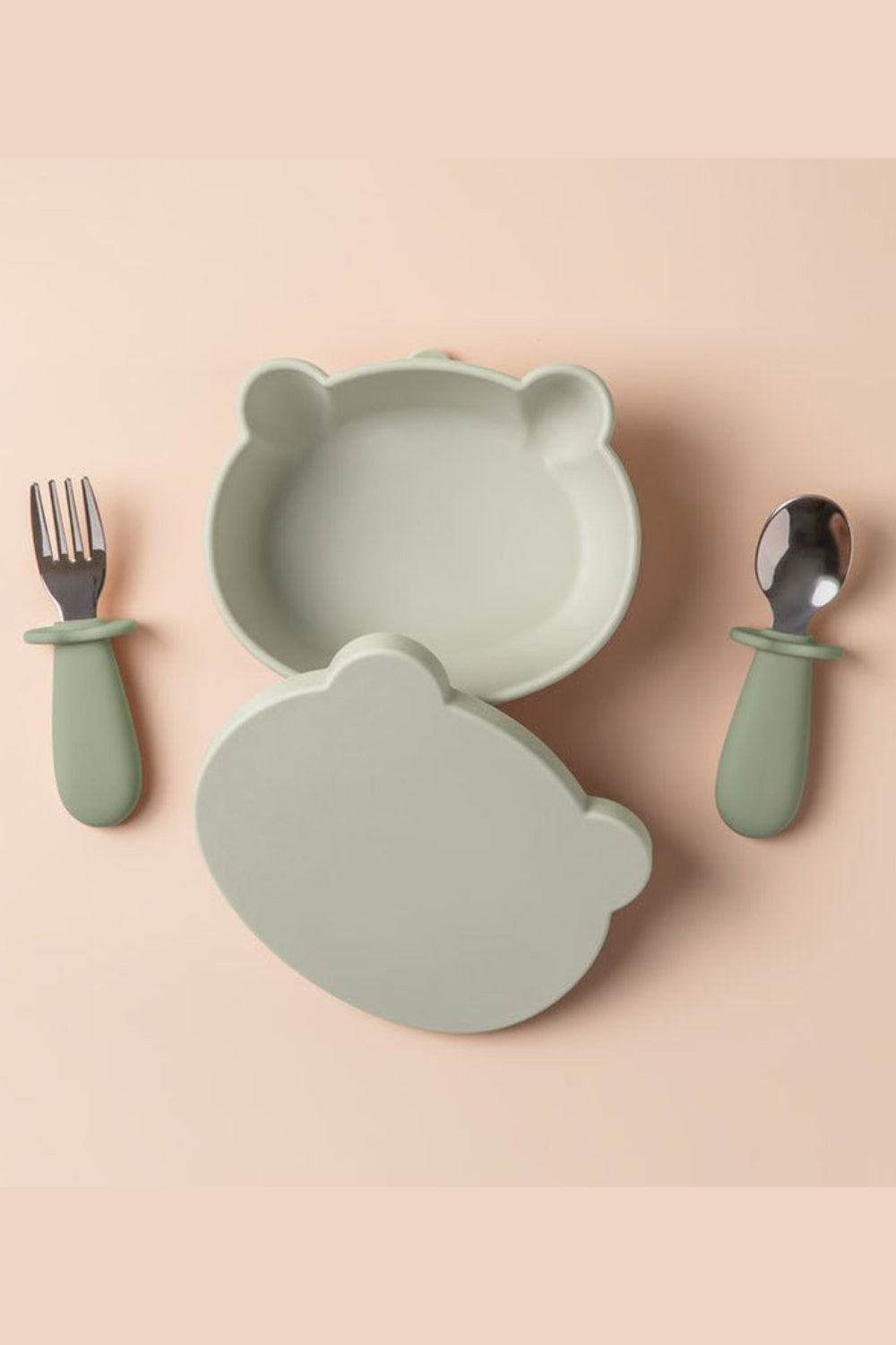Baby Suction Bowl Set - Green