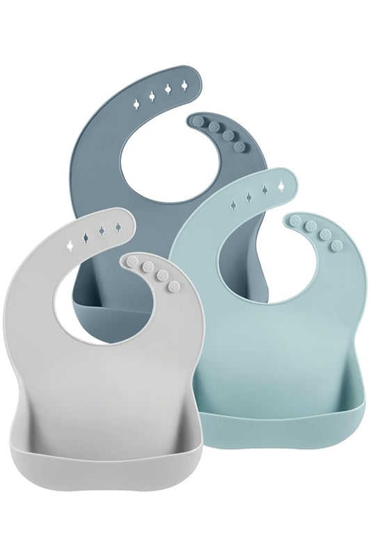 Silicone Baby Bib, BPA Free for Babies and Toddlers