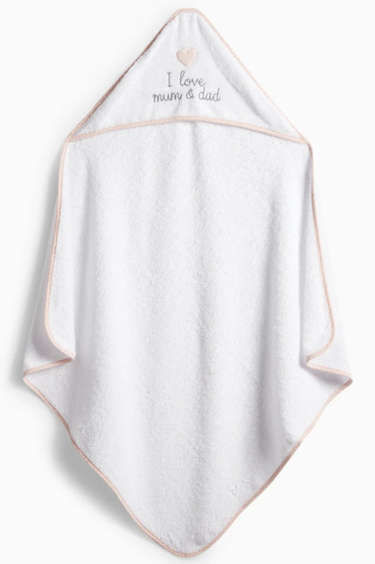 Heart - Love Mum & Dad - Hooded Towel