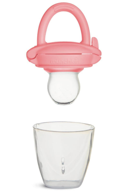 Munchkin Silicon baby Food/Fruit Feeder, 6m+ -  Pink