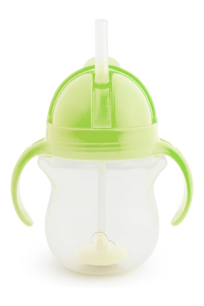 Munchkin Any Angle Click Lock Weighted Straw Trainer Cup - 6m+, Green