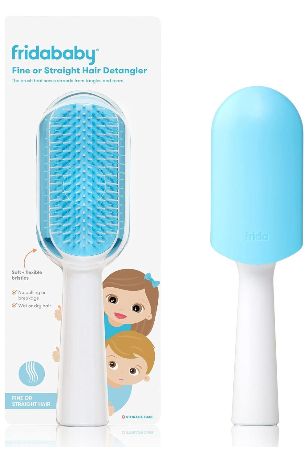 Fridababy - Fine Or Straight Hair Detangling Kids Brush