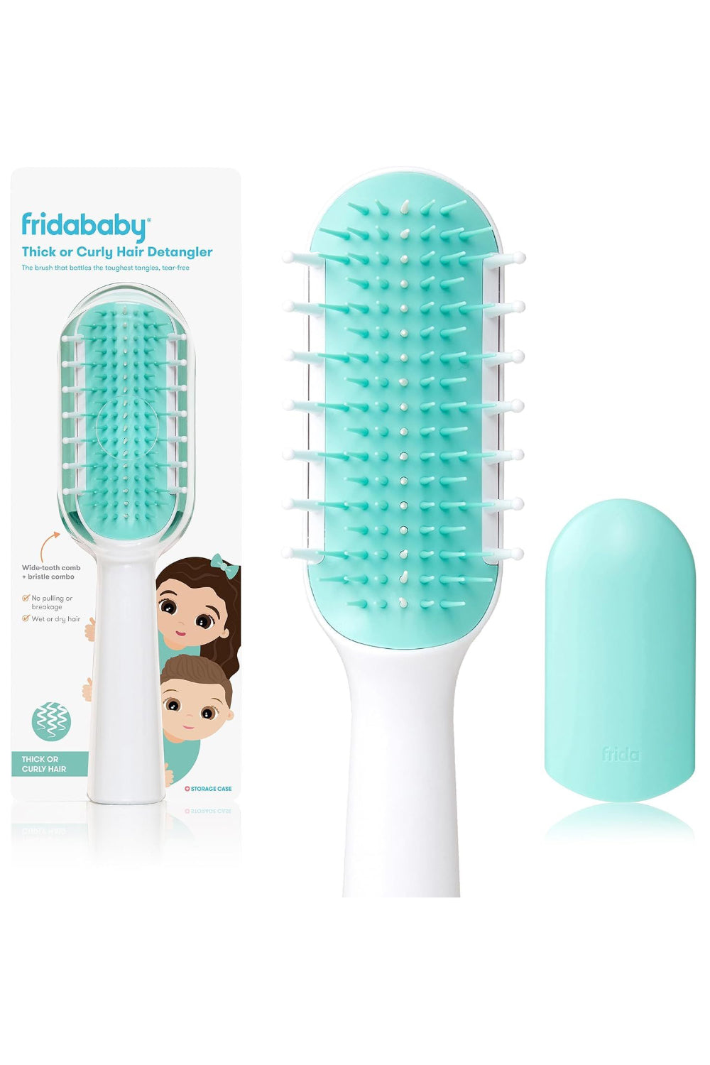 Fridababy - Thick Or Curly Hair Detangling Kids Brush