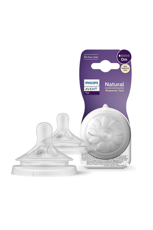 Philips Avent Natural Response 0m teats - pack of 2