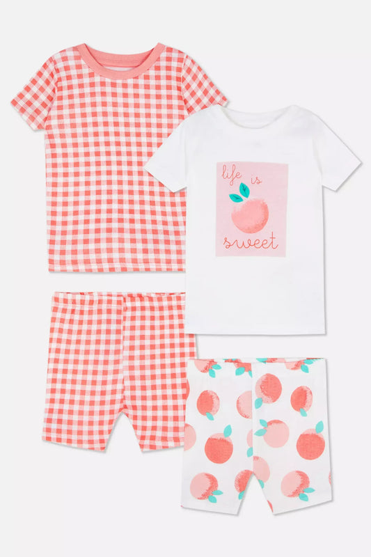Pack of 2 baby pyjamas - Life is sweet