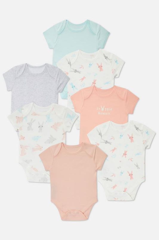 Pack of 7 bodysuits - Bunny