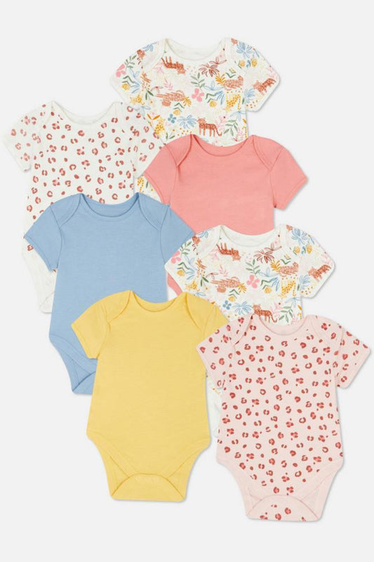 Pack of 7 bodysuits - Leopard