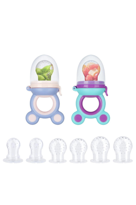 Baby Fruit Biter - Bear Style Blue + Purple
